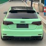 Ravoony Plus Ferrari Gloss Moss Green Vinyl Car Wrap