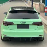 Ravoony Plus Ferrari Gloss Moss Green Vinyl Car Wrap