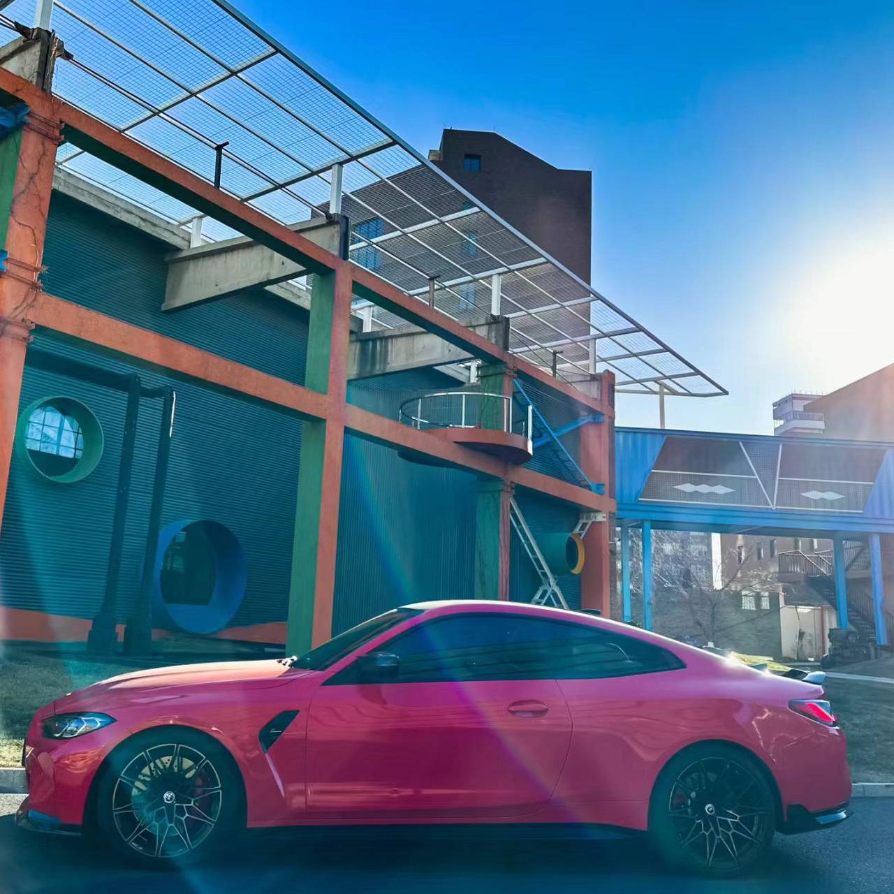 Ravoony Plus PET Glossy Crystal Strawberry Red Vinyl Car Wrap