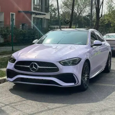 Ravoony Plus Glossy Violet Star Car Wrap 02