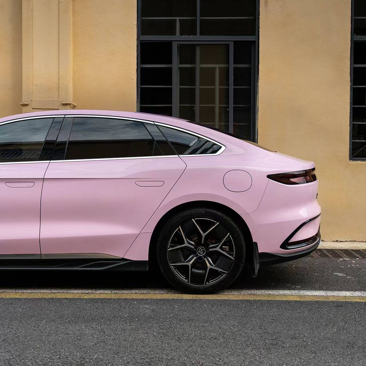 Ravoony Plus Gloss Aston Martin Vintage Pink Vinyl Car Wrap