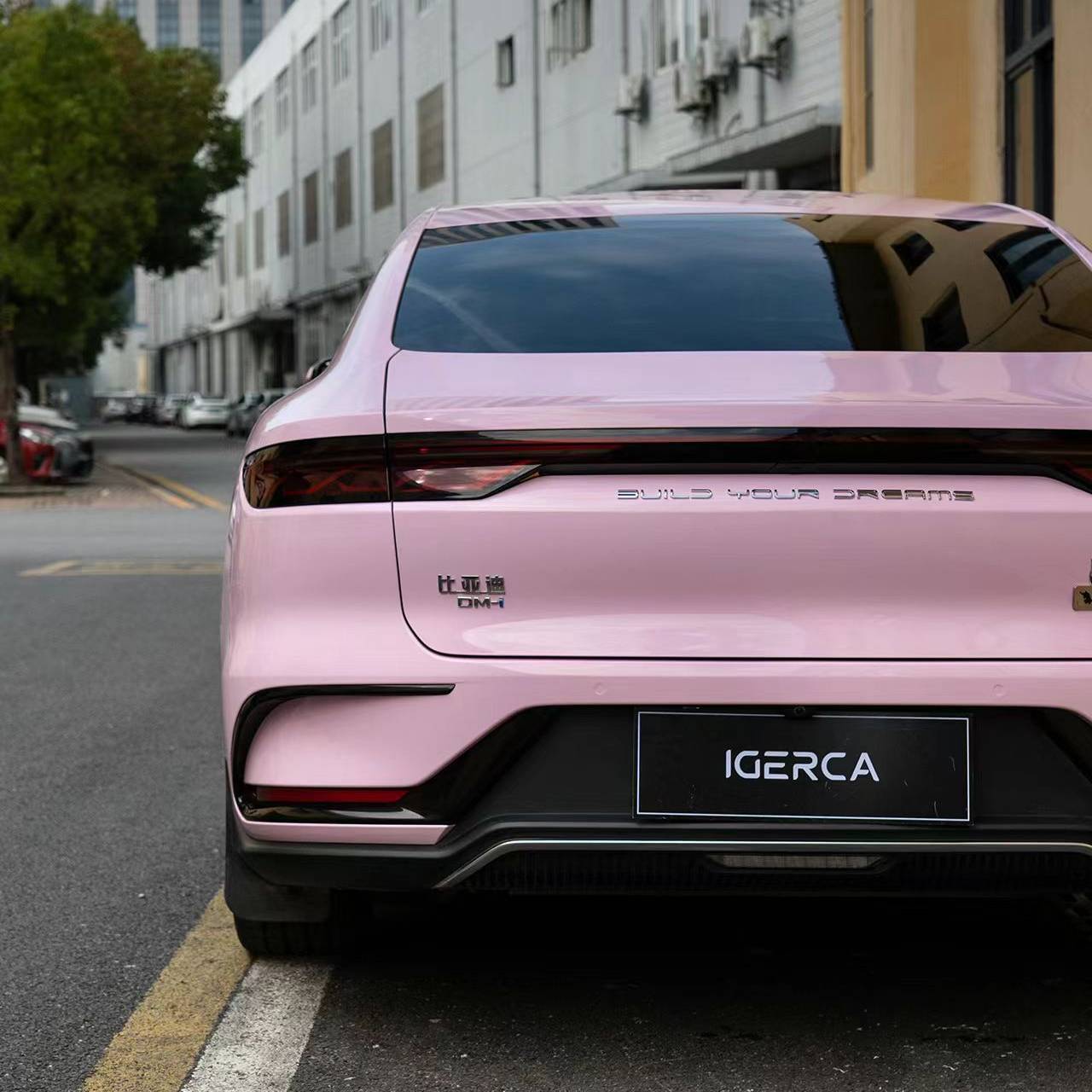 Ravoony Plus Gloss Aston Martin Vintage Pink Vinyl Car Wrap