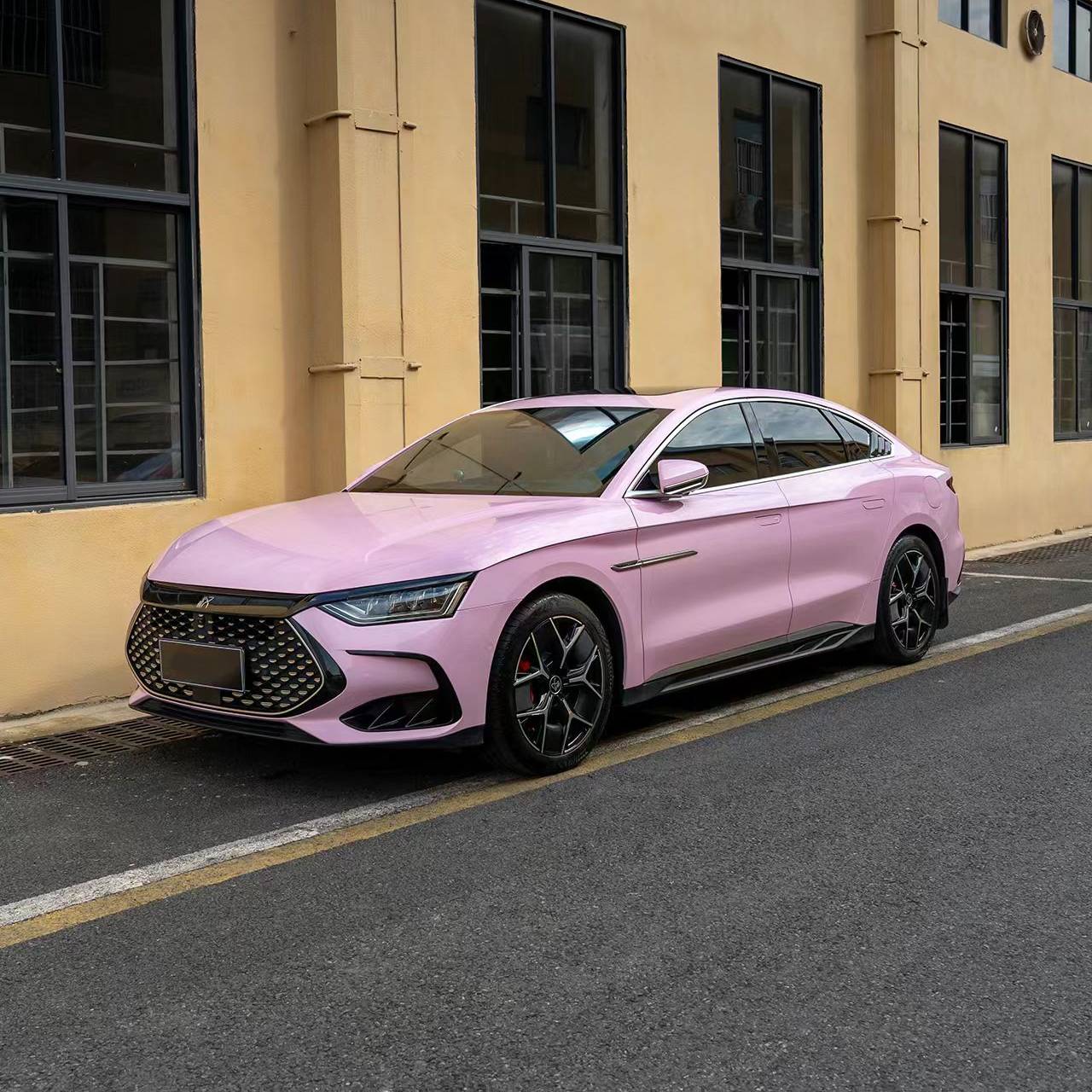 Ravoony Plus Gloss Aston Martin Vintage Pink Vinyl Car Wrap