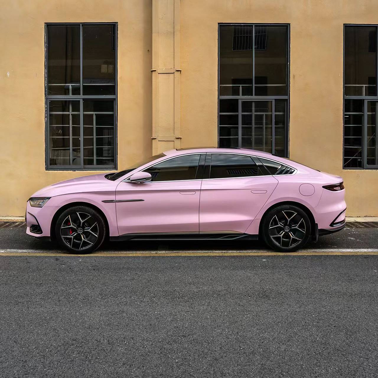Ravoony Plus Gloss Aston Martin Vintage Pink Vinyl Car Wrap