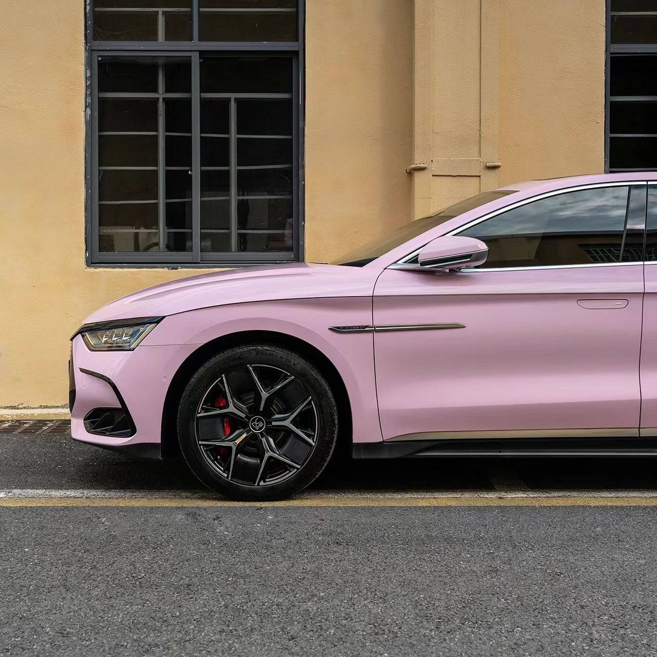 Ravoony Plus Gloss Aston Martin Vintage Pink Vinyl Car Wrap