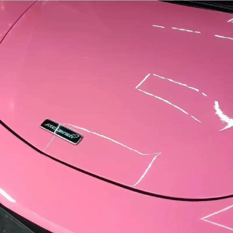 Ravoony Plus Glossy Crystal Light Pink Car Wrap