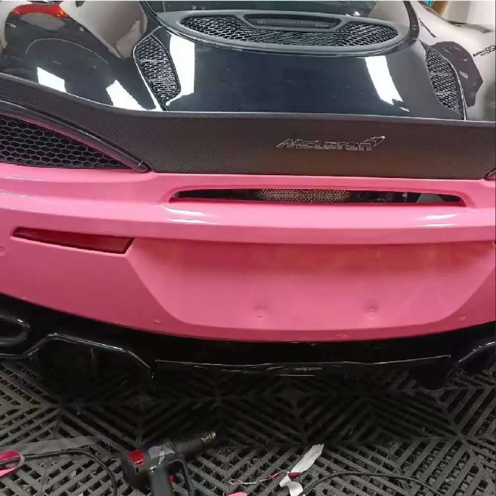 Ravoony Plus Glossy Crystal Light Pink Car Wrap