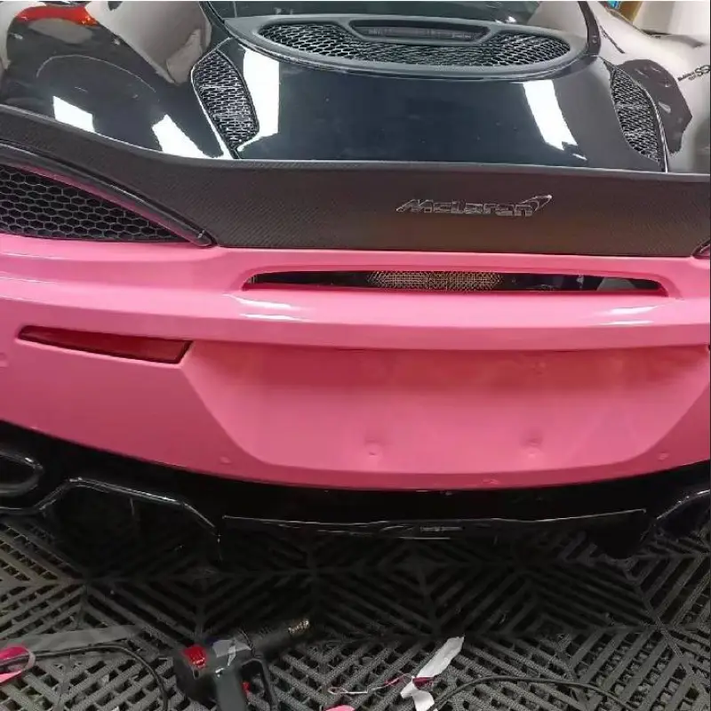 Ravoony Plus Glossy Crystal Light Pink Car Wrap