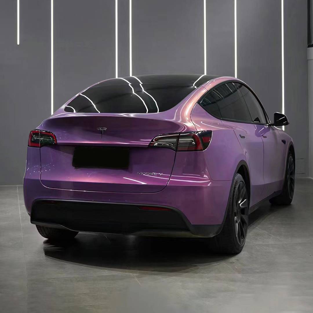 Ravoony Plus Maserati Gloss Love Audacious Purple Car Vinyl Wrap