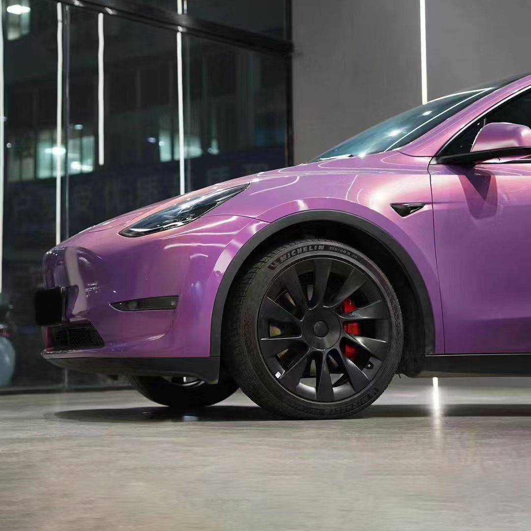 Ravoony Plus Maserati Gloss Love Audacious Purple Car Vinyl Wrap