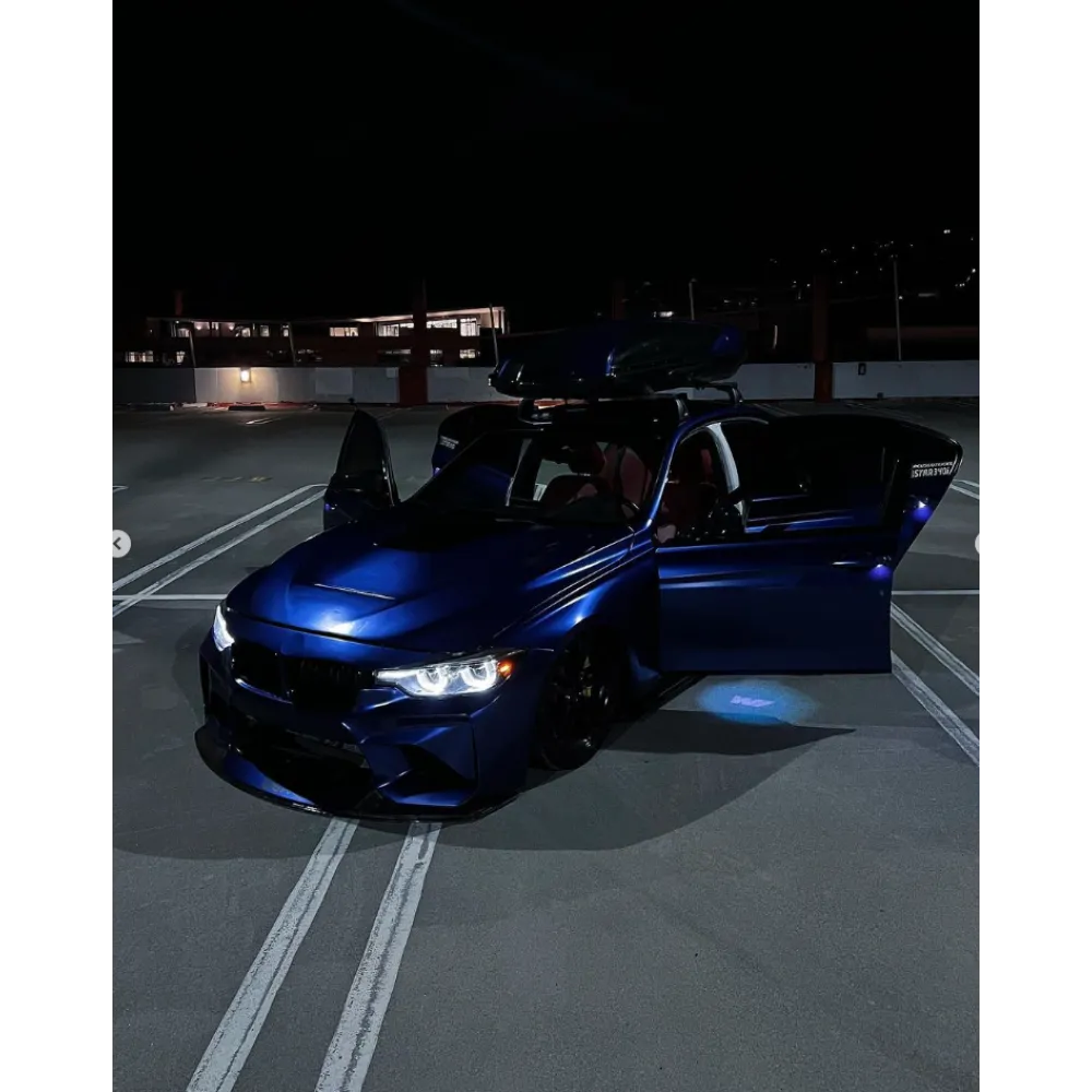 Ravoony Plus Pure Metallic Navy Blue Vinyl Wrap