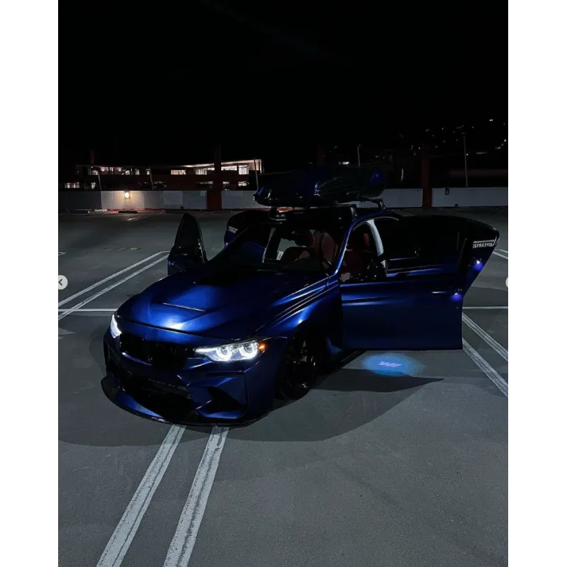 Ravoony Plus Pure Metallic Navy Blue Vinyl Wrap