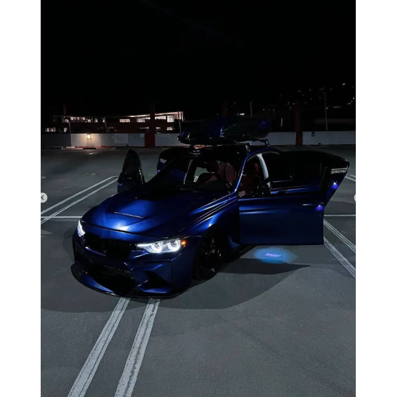 Pure Metallic Navy Blue Vinyl Wrap