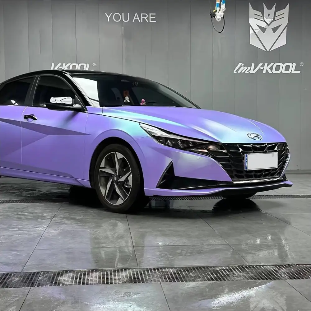 Ravoony Plus Ceramics Lavender Blue Vinyl Car Wrap