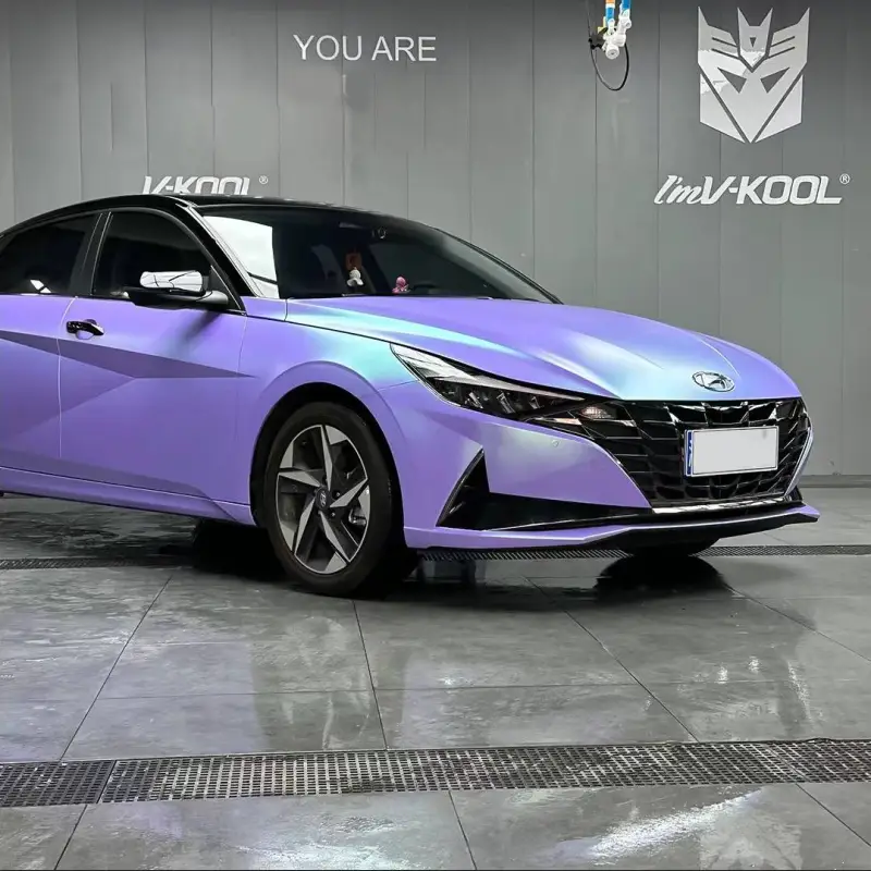 Ravoony Plus Ceramics Lavender Blue Vinyl Car Wrap