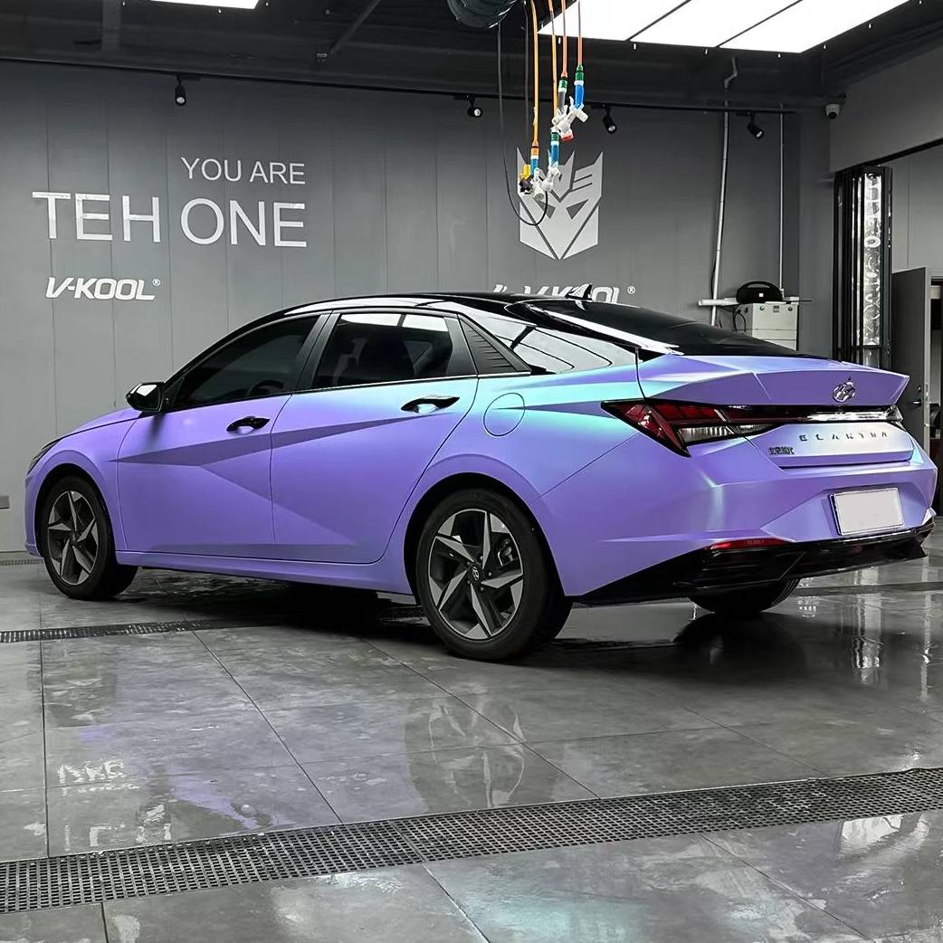 Ravoony Plus Ceramics Lavender Blue Vinyl Car Wrap