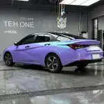 Ravoony Plus Ceramics Lavender Blue Vinyl Car Wrap