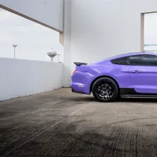 Glossy Lavender Purple Car Wrap Two