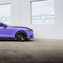 Glossy Lavender Purple Car Wrap Two