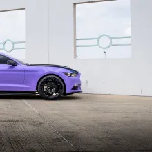 Glossy Lavender Purple Car Wrap Two