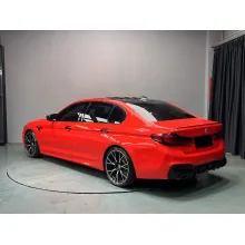 Glossy Crystal Ferrari Red Vinyl Car Wrap