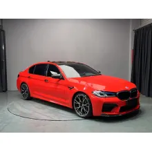 Glossy Crystal Ferrari Red Vinyl Car Wrap