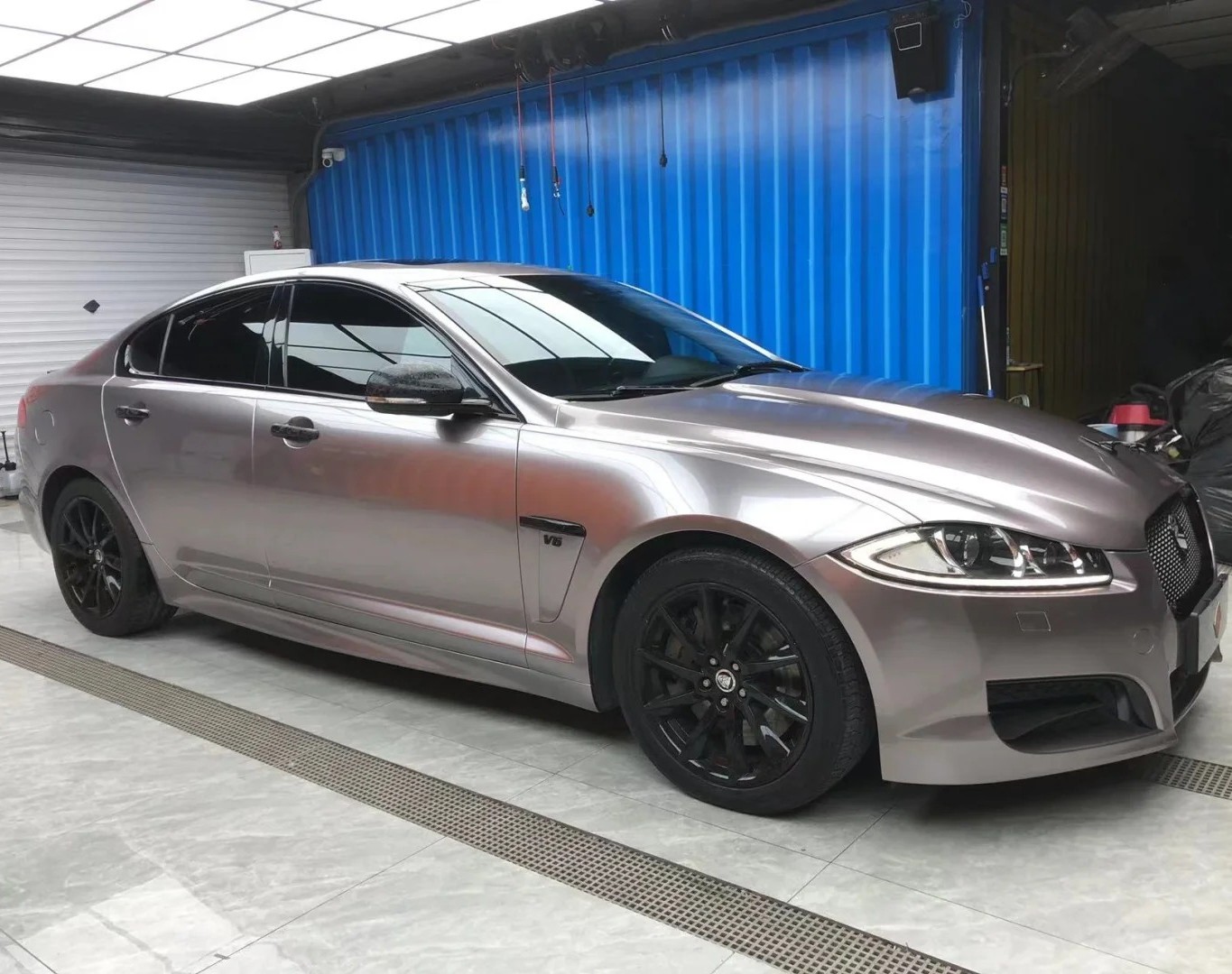  Ravoony Plus Metal Paint Combat Grey Car Vinyl Wrap