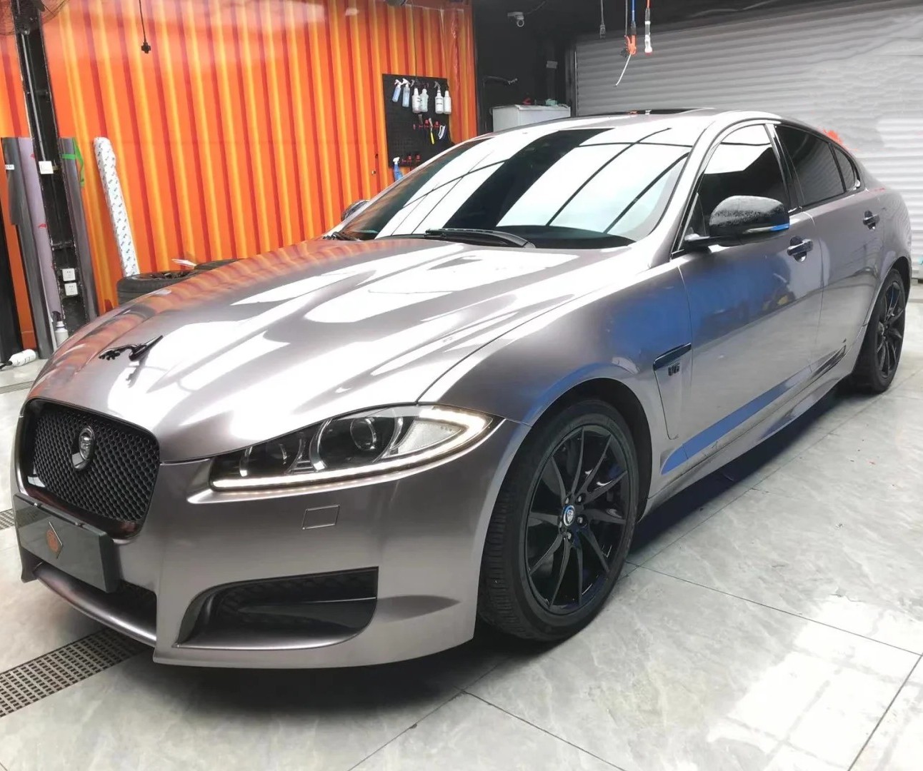  Ravoony Plus Metal Paint Combat Grey Car Vinyl Wrap