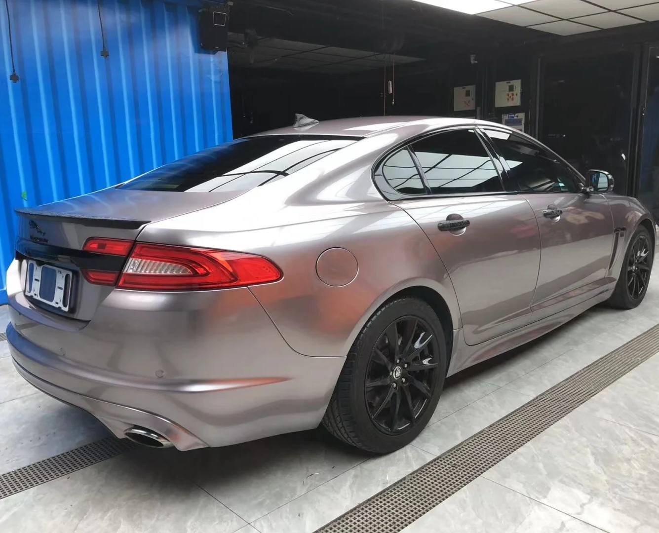  Ravoony Plus Metal Paint Combat Grey Car Vinyl Wrap