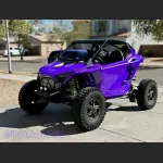 Ravoony Plus Glossy Fluorescent Purple Car Vinyl Wrap