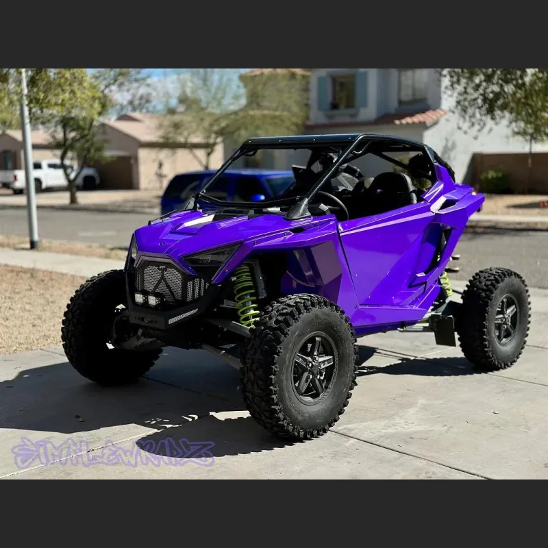 Ravoony Plus Glossy Fluorescent Purple Car Vinyl Wrap