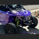 Ravoony Plus Glossy Fluorescent Purple Car Vinyl Wrap