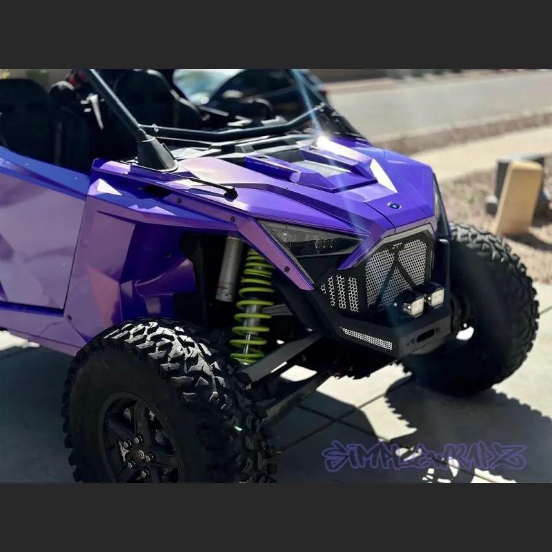 Ravoony Plus Glossy Fluorescent Purple Car Vinyl Wrap
