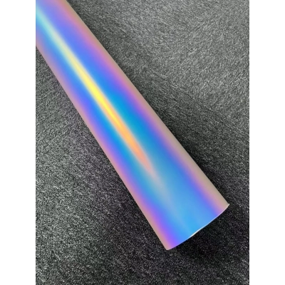 Ravoony Plus Matte Holographic Rainbow Neo Chrome Car Vinyl Wrap 02