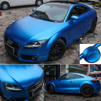 Ravoony Plus Pure Metal Ocean Blue Car Wrap 02