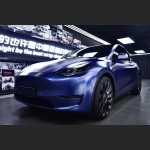 Ravoony Plus Pure Metallic Navy Blue Vinyl Wrap