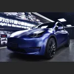 Ravoony Plus Pure Metallic Navy Blue Vinyl Wrap