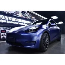 Pure Metallic Navy Blue Vinyl Wrap