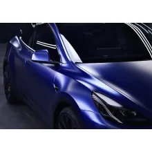 Pure Metallic Navy Blue Vinyl Wrap