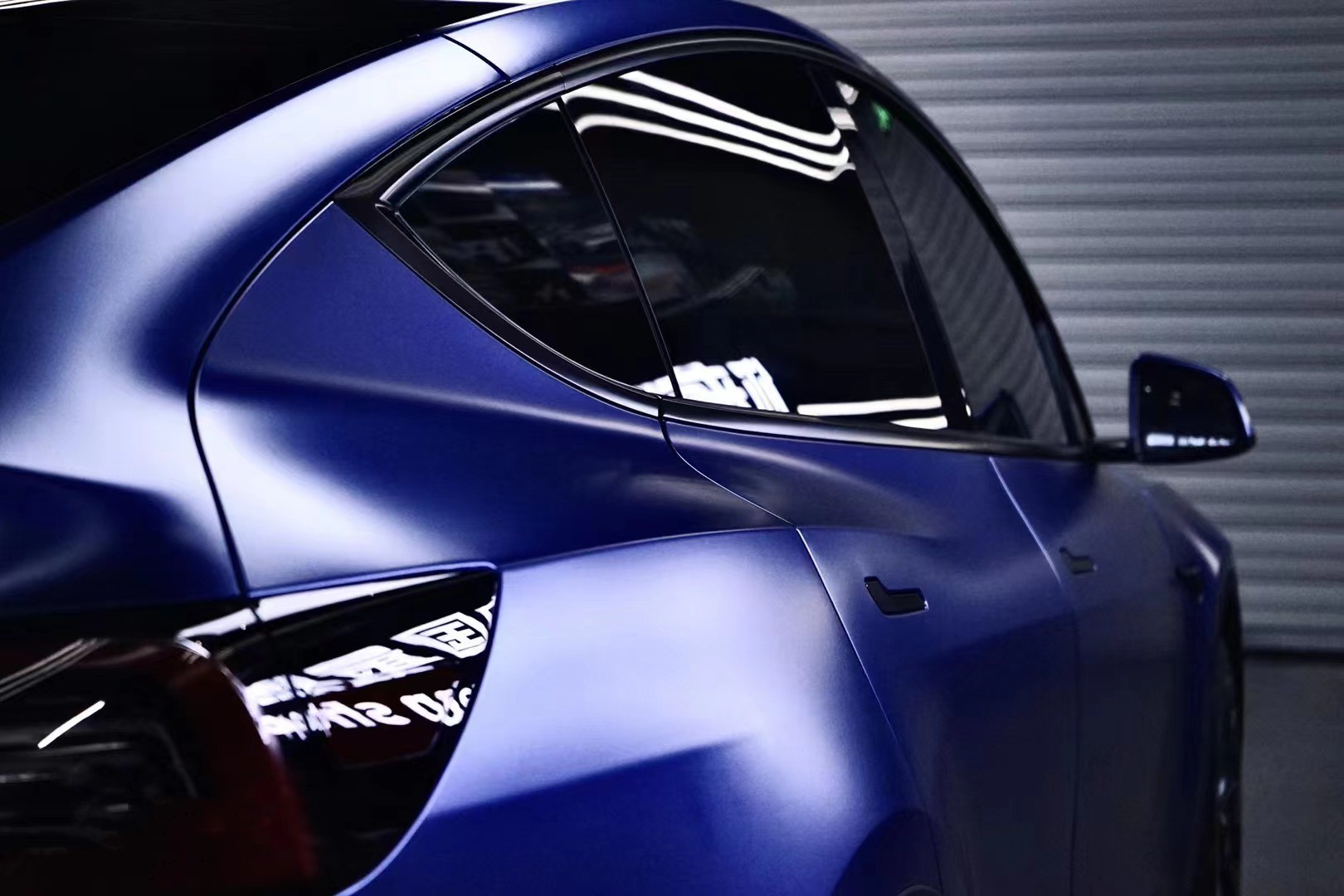 Ravoony Plus Pure Metallic Navy Blue Vinyl Wrap