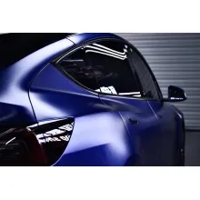 Pure Metallic Navy Blue Vinyl Wrap