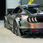 Ravoony Plus Matte Neon Electroplated Tungsten Steel Grey Car Vinyl Wrap