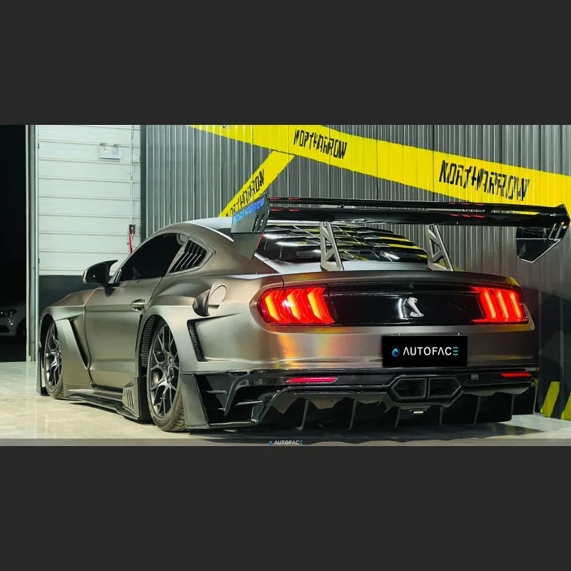 Ravoony Plus Matte Neon Electroplated Tungsten Steel Grey Car Vinyl Wrap