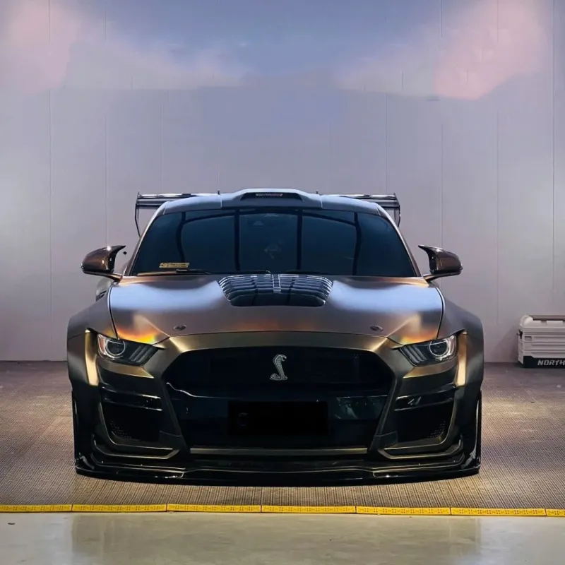 Ravoony Plus Matte Neon Electroplated Tungsten Steel Grey Car Vinyl Wrap
