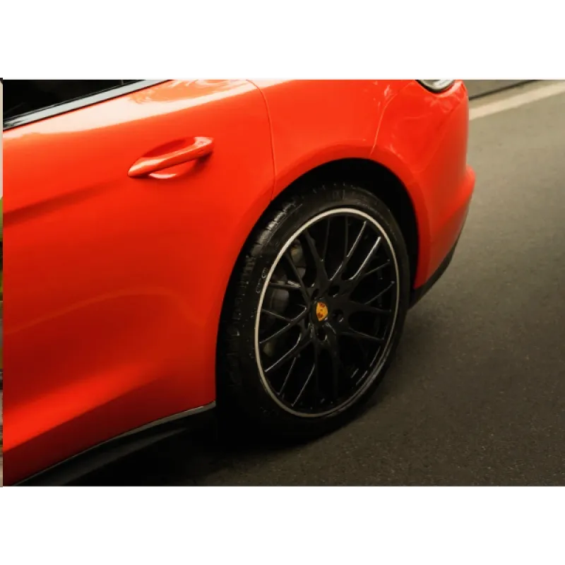 Ravoony Basic Glossy Metallic Paint Fire Red Vinyl Car Wrap