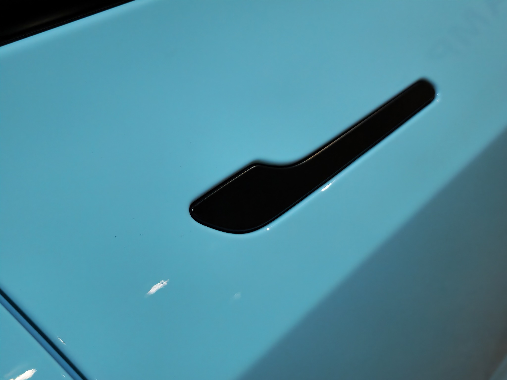 Ravoony Plus PET Gloss Crystal Tanager Blue Car Vinyl Wrap