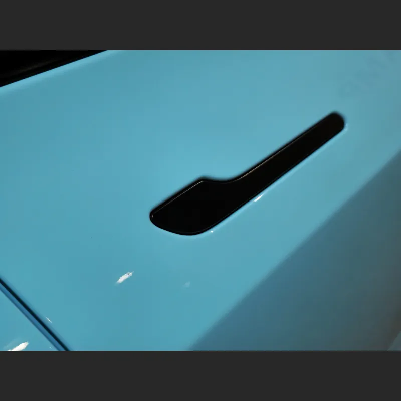 Ravoony Plus PET Gloss Crystal Tanager Blue Car Vinyl Wrap