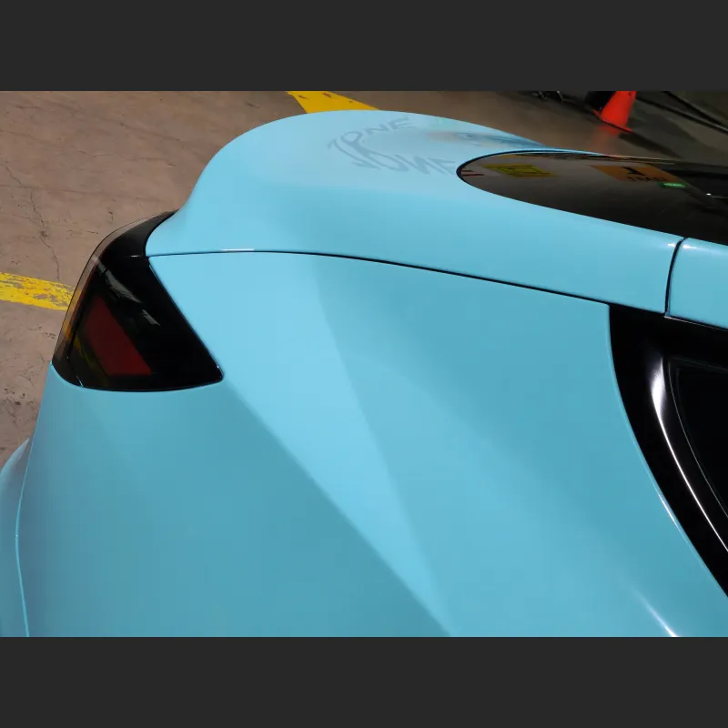 Ravoony Plus PET Gloss Crystal Tanager Blue Car Vinyl Wrap