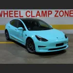 Ravoony Plus PET Gloss Crystal Tanager Blue Car Vinyl Wrap