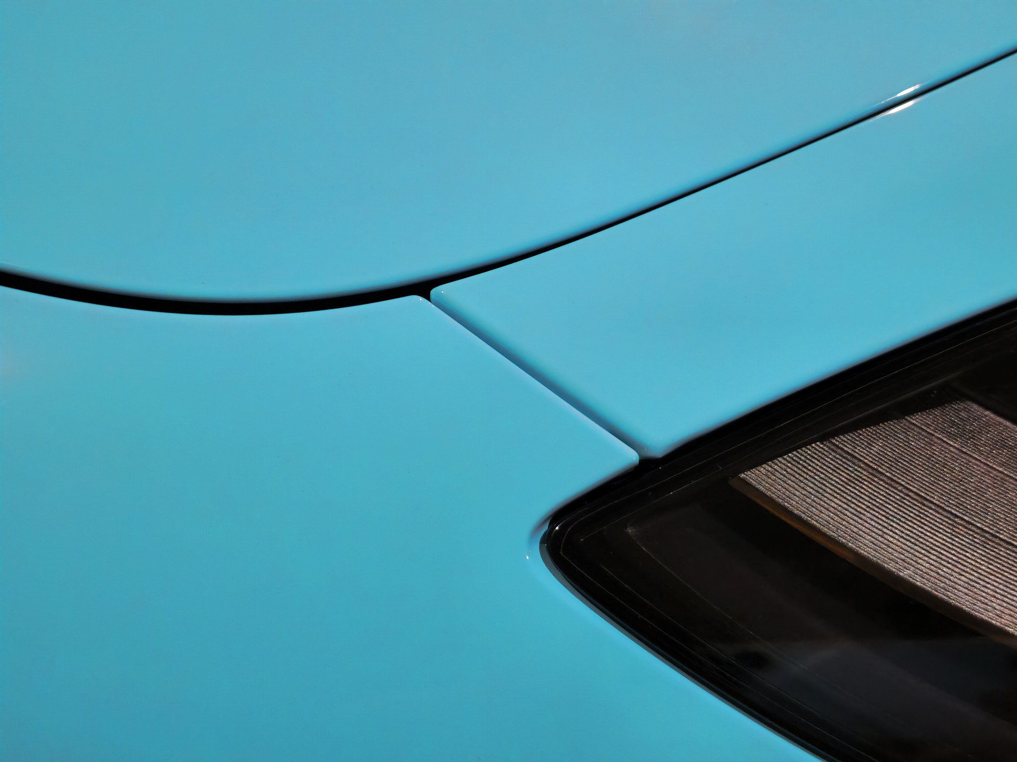 Ravoony Plus PET Gloss Crystal Tanager Blue Car Vinyl Wrap